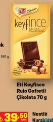 ETİ KEYFİNCE RULO GOFRETLİ ÇİKOLATA 70 G
